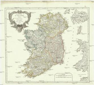 Royaume d'Irlande divisé en ses quatre provinces, et subdivisé en comtés
