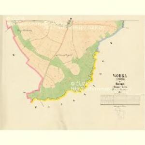 Worka (Borek) - c0379-1-003 - Kaiserpflichtexemplar der Landkarten des stabilen Katasters