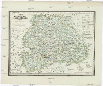 Karte des Grossfürstenthumes Siebenbürgen