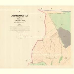 Zborowitz - m3575-1-001 - Kaiserpflichtexemplar der Landkarten des stabilen Katasters