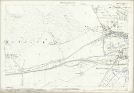 Sussex LIV.13 (includes: Lewes) - 25 Inch Map
