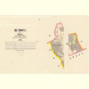 Budowe - c0645-1-001 - Kaiserpflichtexemplar der Landkarten des stabilen Katasters