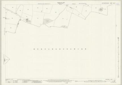 Northamptonshire XXXIV.1 (includes: Bythorn and Keyston; Denford; Titchmarsh) - 25 Inch Map