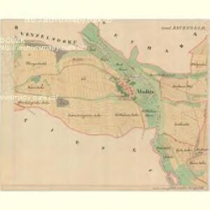 Mudlau - m1839-1-002 - Kaiserpflichtexemplar der Landkarten des stabilen Katasters