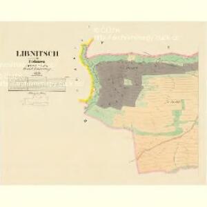 Libnitsch - c4028-1-001 - Kaiserpflichtexemplar der Landkarten des stabilen Katasters