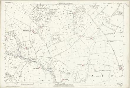 Yorkshire CXXXVI.7 (includes: Bishop Thornton; Hartwith Cum Winsley; Warsill) - 25 Inch Map