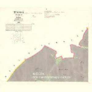 Tuchom - c8097-1-001 - Kaiserpflichtexemplar der Landkarten des stabilen Katasters