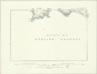 Cornwall LXXIII.SE - OS Six-Inch Map
