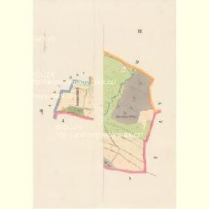 Langenau (Skalicze) - c6911-1-003 - Kaiserpflichtexemplar der Landkarten des stabilen Katasters