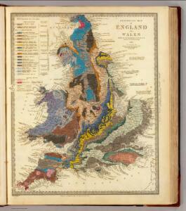 Geological map, England, Wales.