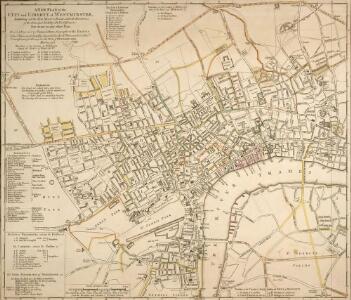 A New PLAN of the CITY and LIBERTY of WESTMINSTER, Exhibiting all the New Streets & Roads, with the Residences of the Principal Nobility, Public Offices, &c. Not extant in any other Plan.