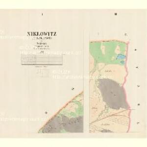 Niklowitz (Nikolawice) - m1782-1-001 - Kaiserpflichtexemplar der Landkarten des stabilen Katasters