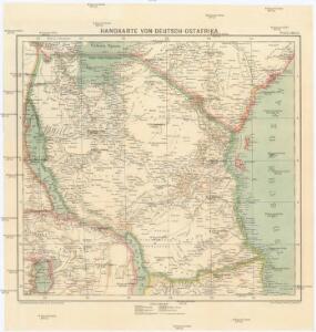 Handkarte von Deutsch-Ostafrika