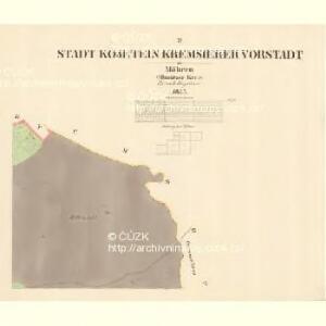 Kojetein - m1240-1-005 - Kaiserpflichtexemplar der Landkarten des stabilen Katasters