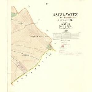 Ratzlawitz - m2531-1-004 - Kaiserpflichtexemplar der Landkarten des stabilen Katasters