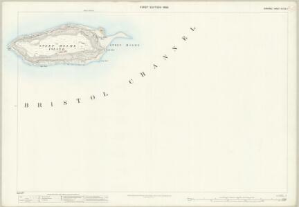 Somerset XV.4 & 3 (includes: Steep Holme Island) - 25 Inch Map