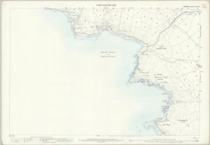 Cornwall LXXVIII.5 (includes: Sennen; St Levan) - 25 Inch Map