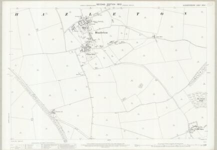 Gloucestershire XXXVI.1 (includes: Compton Abdale; Haselton; Turkdean) - 25 Inch Map