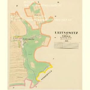 Leitnowitz - c4179-1-002 - Kaiserpflichtexemplar der Landkarten des stabilen Katasters