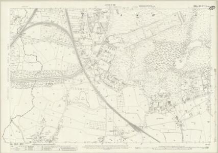 Surrey XXII.12 & 11 (includes: Aldershot; Ash and Normandy) - 25 Inch Map