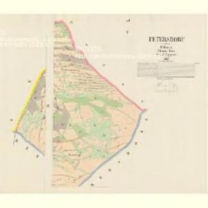 Petersdorf - c5717-1-004 - Kaiserpflichtexemplar der Landkarten des stabilen Katasters