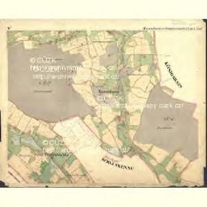Rosenhain - c6598-1-008 - Kaiserpflichtexemplar der Landkarten des stabilen Katasters