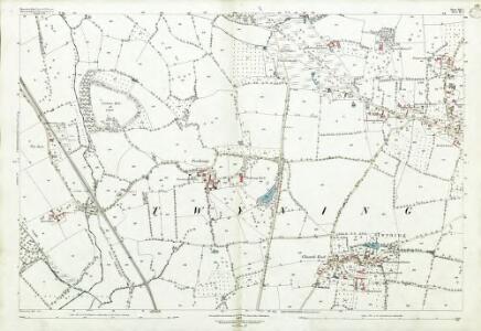 Gloucestershire XII.1 (includes: Ripple; Twyning) - 25 Inch Map