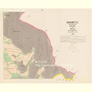 Rodowitz - c6404-1-005 - Kaiserpflichtexemplar der Landkarten des stabilen Katasters