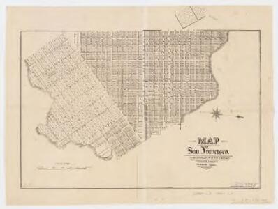 Map of San Francisco / drawn on stone by F.W. Creen