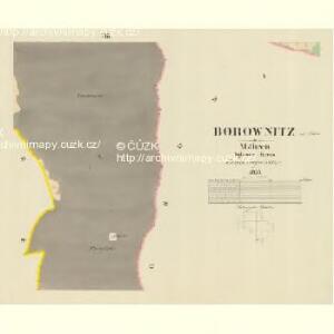 Borownitz - m0173-1-006 - Kaiserpflichtexemplar der Landkarten des stabilen Katasters