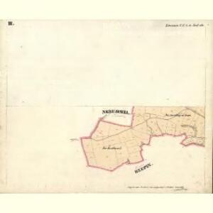 Ziwonin - c9462-1-003 - Kaiserpflichtexemplar der Landkarten des stabilen Katasters