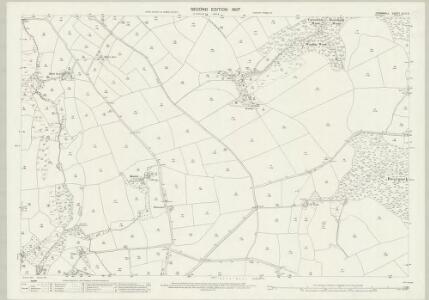 Cornwall XLIII.3 (includes: Lanreath; St Pinnock) - 25 Inch Map