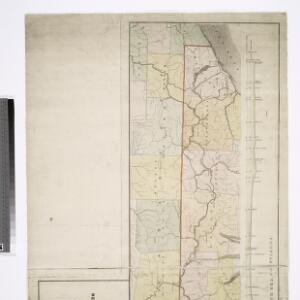Map of the route of the proposed New York & Erie Railroad, as surveyed in 1834 / reduced from the plans as returned by Benjn. Wright, Civil Engineer ; D. R. Harrison, sc.