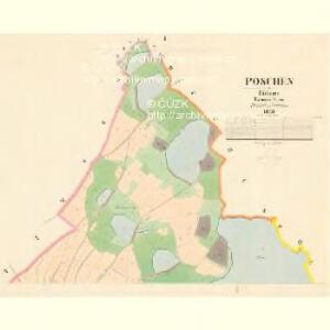 Poschen - c6000-1-001 - Kaiserpflichtexemplar der Landkarten des stabilen Katasters