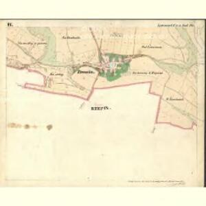 Ziwonin - c9462-1-004 - Kaiserpflichtexemplar der Landkarten des stabilen Katasters
