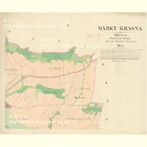 Krasna - m1349-1-002 - Kaiserpflichtexemplar der Landkarten des stabilen Katasters