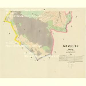 Kramolin - c3504-1-003 - Kaiserpflichtexemplar der Landkarten des stabilen Katasters