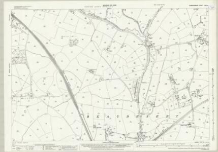 Warwickshire XXXI.8 (includes: Beaudesert; Tanworth in Arden; Wootton Wawen) - 25 Inch Map