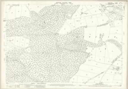 Shropshire LXXVIII.11 (includes: Aston; Bromfield; Burrington; Ludford; Ludlow; Richards Castle; Richards Castle) - 25 Inch Map
