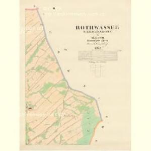 Rothwasser (Čerwenawoda) - m0386-1-002 - Kaiserpflichtexemplar der Landkarten des stabilen Katasters