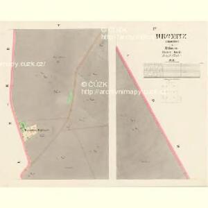 Hromitz (Hromic) - c2360-1-004 - Kaiserpflichtexemplar der Landkarten des stabilen Katasters
