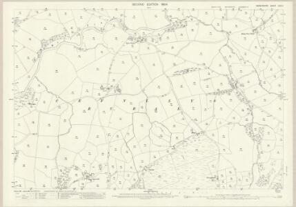 Radnorshire XXIII.11 (includes: Cefnllys Rural; Llandeglau) - 25 Inch Map