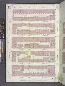 Manhattan, V. 7, Plate No. 11 [Map bounded by W. 86th St., Columbus Ave., W. 81st St., Amsterdam Ave.]