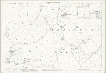 Essex (1st Ed/Rev 1862-96) LVIII.15 (includes: Lambourne; Stapleford Abbotts) - 25 Inch Map