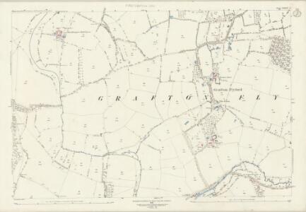 Worcestershire XXXIV.4 (includes: Crowle; Grafton Flyford; Huddington; North Piddle; Upton Snodbury) - 25 Inch Map