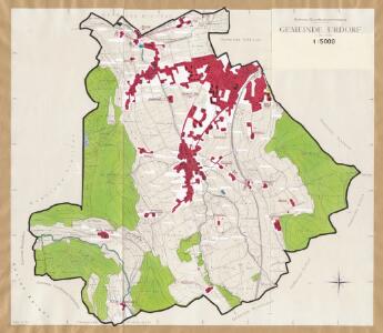 Urdorf: Definition der Siedlungen für die eidgenössische Volkszählung am 01.12.1960; Siedlungskarte Nr. 11