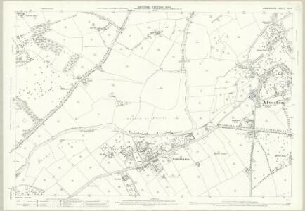 Warwickshire XLIV.3 (includes: Alveston; Hampton Lucy; Old Stratford Within) - 25 Inch Map