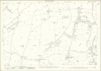Hampshire and Isle of Wight LXVIII.5 (includes: Denmead; Hambledon; Horndean) - 25 Inch Map
