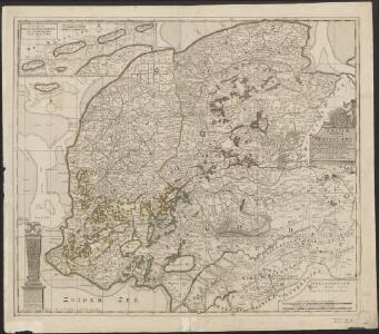 Frisiae Dominium vernacule Friesland : verdeeld in de hoofd-deelen van Oostergoo, Westergoo en Sevenwolden, als ook de 11 steden zynde noch onderschyden in XXX grieteneyen