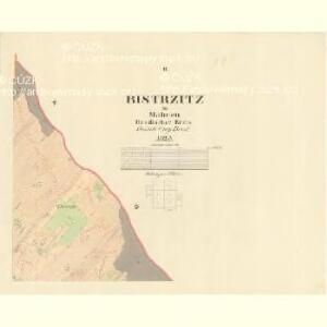 Bistrzitz - m0316-1-002 - Kaiserpflichtexemplar der Landkarten des stabilen Katasters